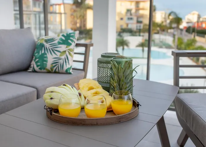 Sunny Apartment In Denia With Outdoor Swimming Pool And Garage Parking Place Included, 300M From The Sandy Beach